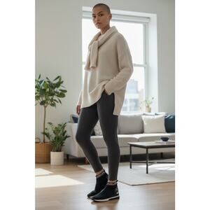 Michael Kors Skyler Slip On Stretch Knit Wedge Sneakers Black Chrome Size 11